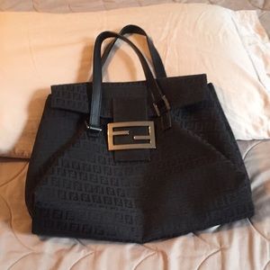 FENDI Large Top Handle Bag - Authentic